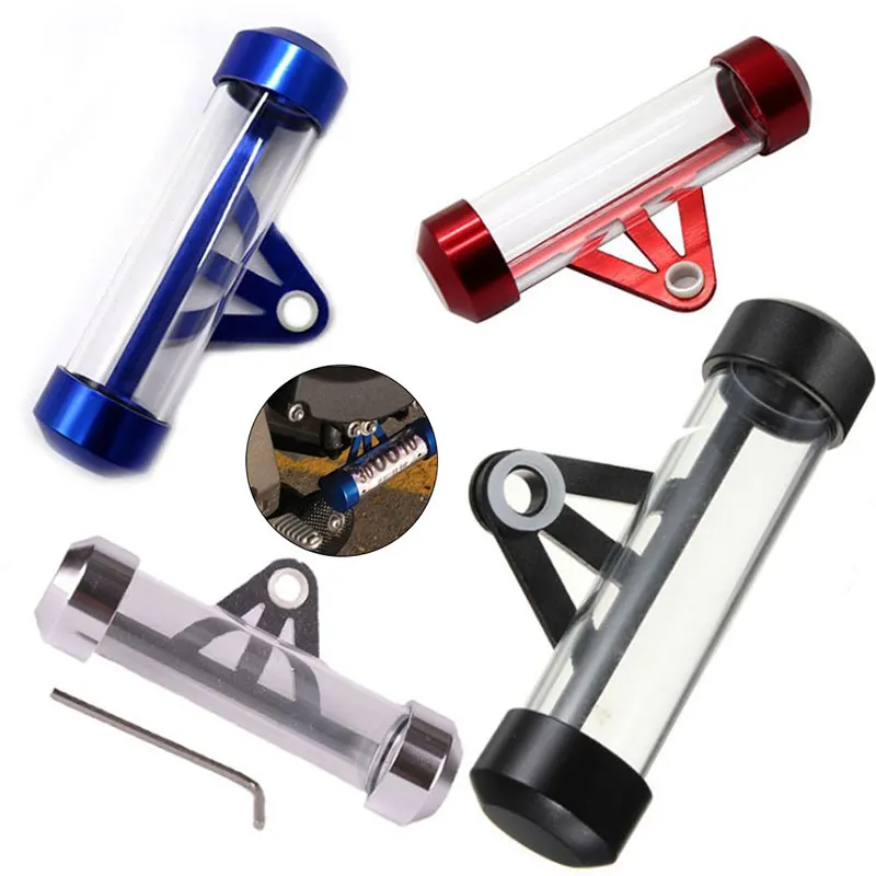 

Waterproof Motorcycle General Safety Pipe Tax Disc Cylindrical Support Frame With Screwdriver Kit CD Registration Label Frame