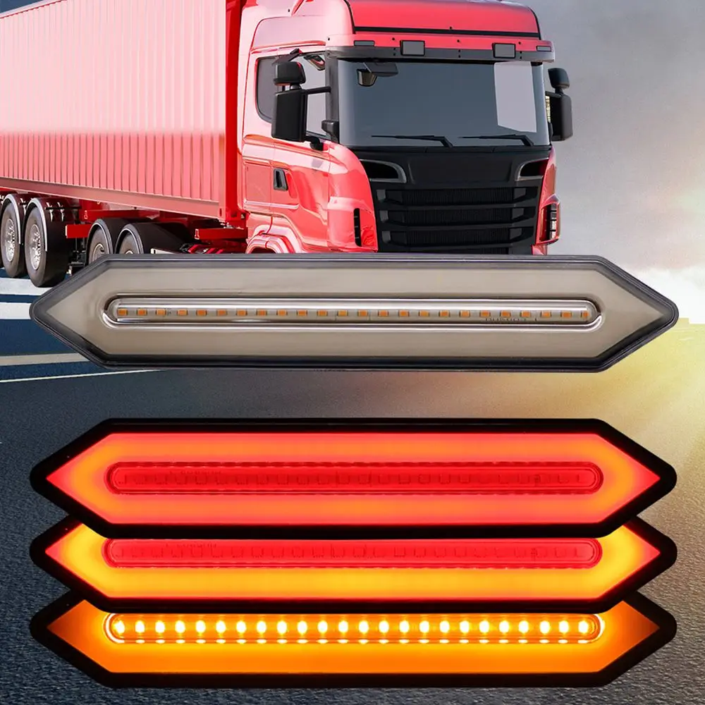 

Car Truck 100 LED Neon Halo Ring Tail Brake Light Flowing Turn Signal Lights
