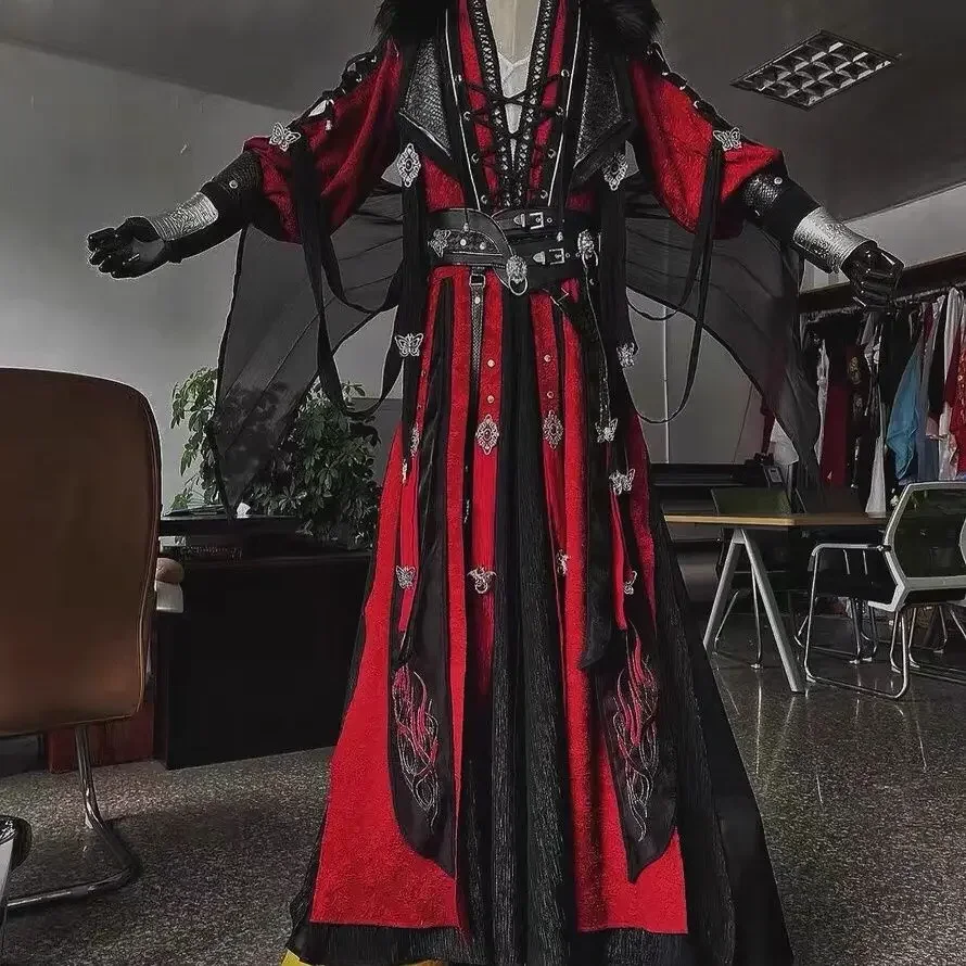 Китайский сериал TGCF Tian Guan Ci Fu Xie Lian Hua Cheng Косплей Костюм Cos Платье Hanfu Полный