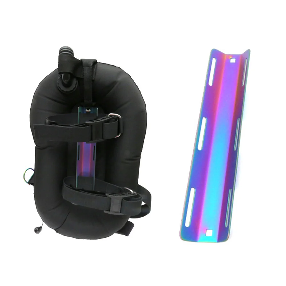 

Useful Brand New Durable High Quality Practical Adapter Single Tank Colorful Diving 6.5*30.5cm Backplate Bracket