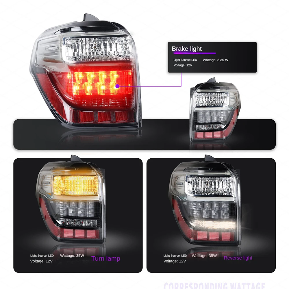 Задние фары для Toyota 4runner 15-20 лет оригинальные запчасти архаические