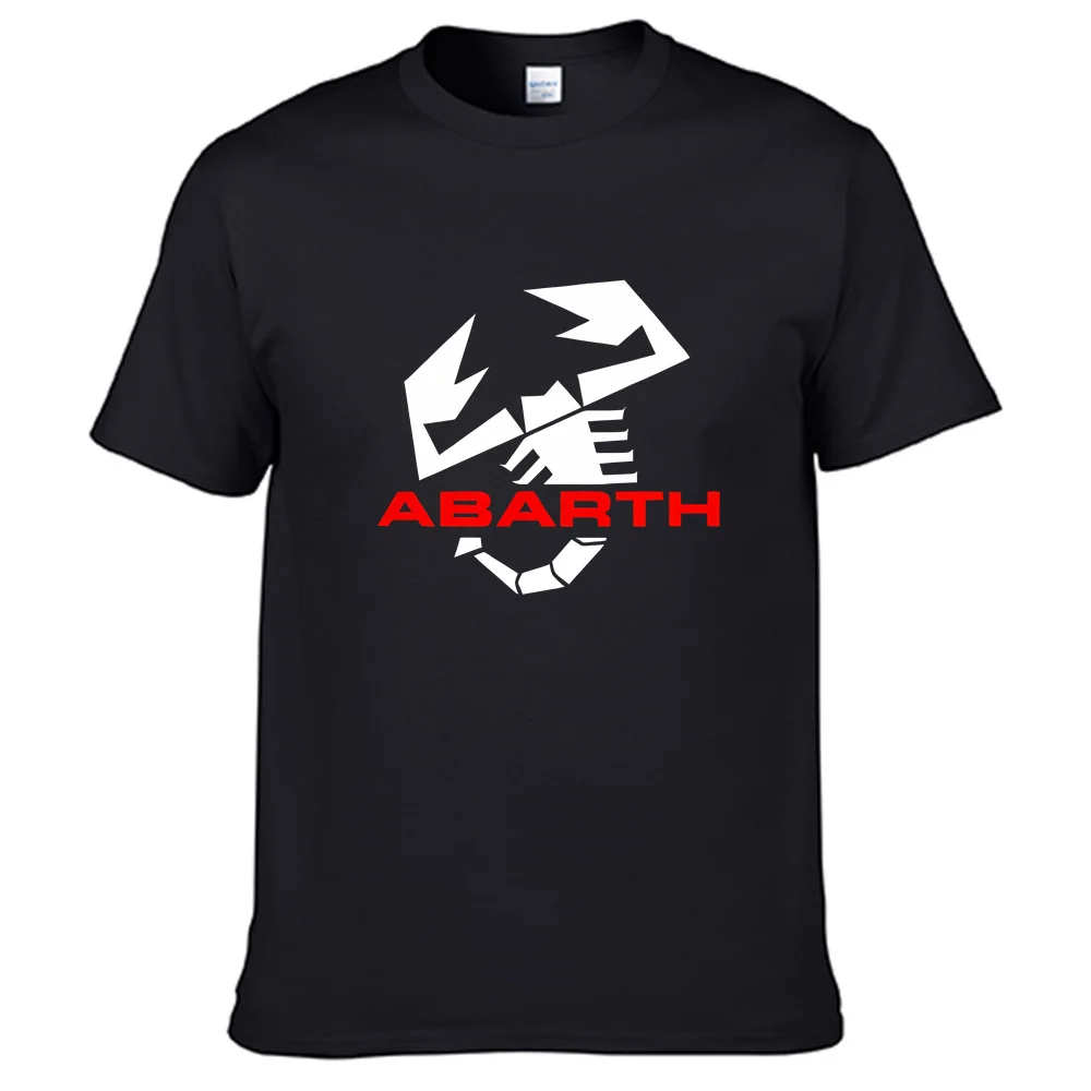 

2023 New Summer new men's abarths T-shirt 100% cotton scorpionlogo black casual T-shirt racing oversized comfortable T-shirt y2k
