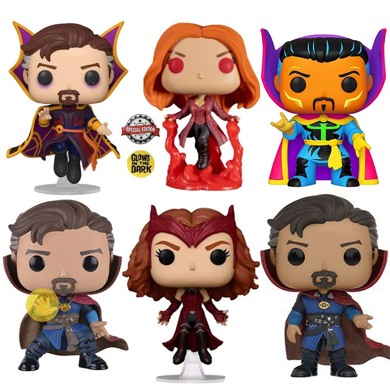 Супервиниловые фигурки героев Marvel «мстители», Алая ведьма, Ванда Maximoff #855 доктор странно #874, куклы, игрушки, подарки Супервиниловые фигурки героев Marvel «мстители», Алая ведьма, Ванда Maximoff #855 доктор странно #874, куклы, игрушки, подарки