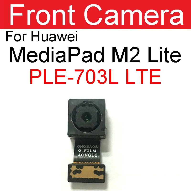 Фото Модуль передней и задней камеры для Huawei MediaPad M2 Lite PLE-703L LTE, основная задняя камера, небольшой гибкий кабель для камеры, запасные части №3