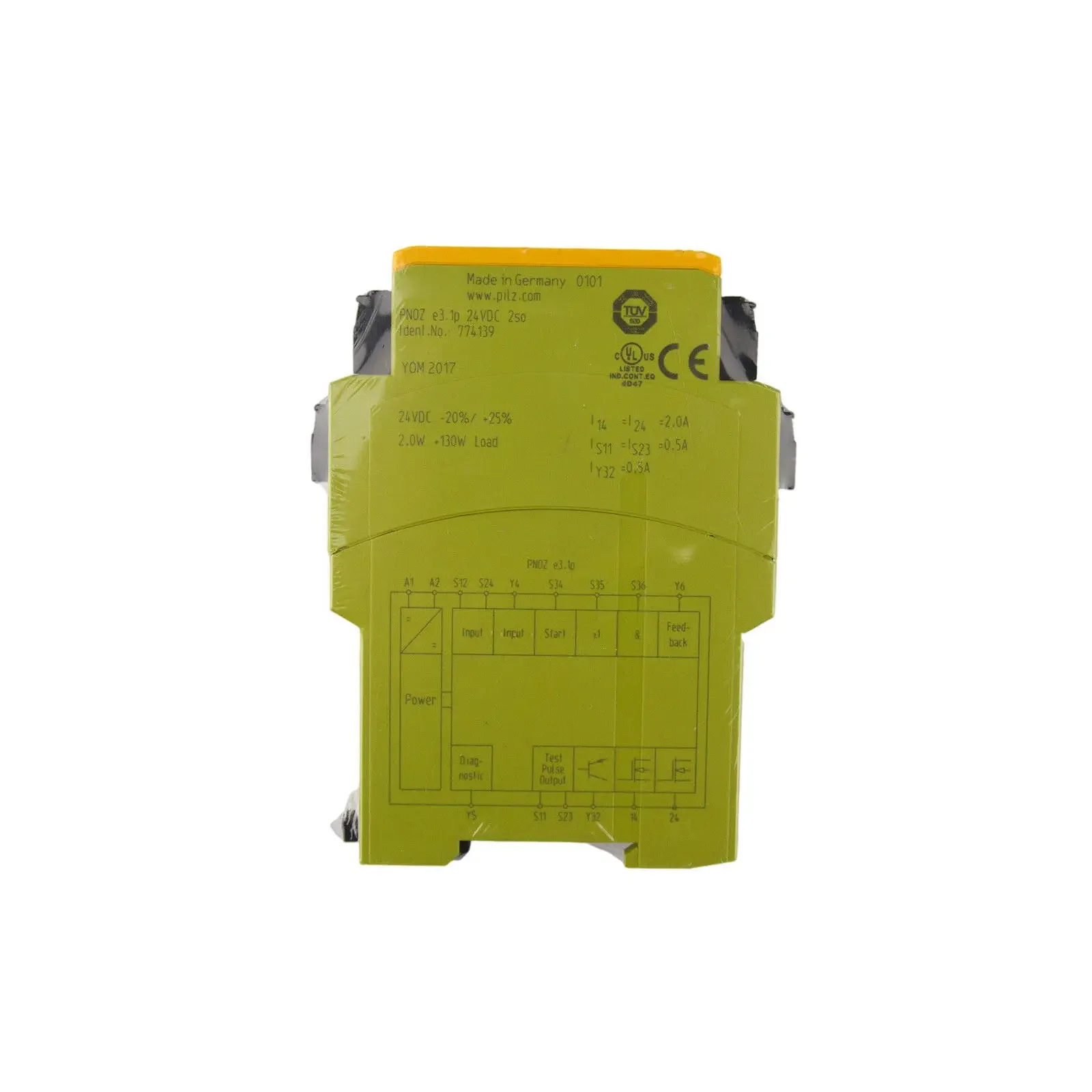 В наличии новое оригинальное реле безопасности 774139 PNOZ e3.1p 24VDC 2so