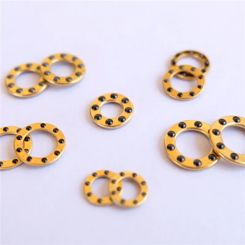 

10pcs/Lot Mini Plane Axial Ball Bearing Ceramic Steel Thrust Copper Bearing Folding Knife Accessories