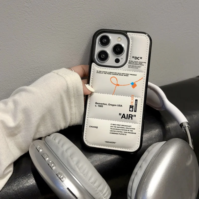 Фото Роскошные кроссовки AIR, чехол для телефона со шнурком для iPhone 12, 13, 14, 15, 16, 17 Pro Max Plus Air NICECASE, пылесос, пуховик, чехол №1