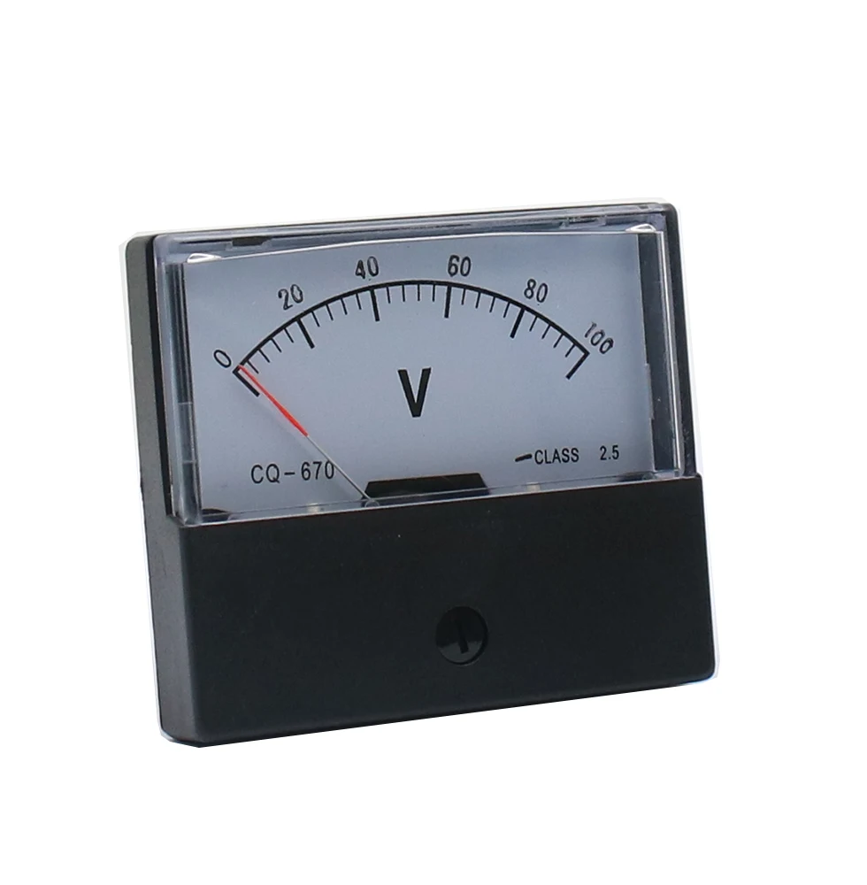 DH-670 AC Anlog вольтметр 1V2V3V5V10V15V20V30V40V50V100V150V200V250V300V400V450V50 0V Вольтметр - купить по