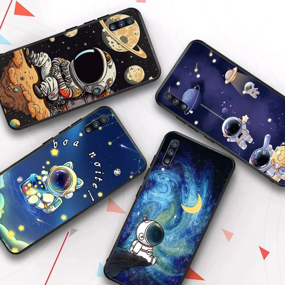 

Star Astronaut Cute Phone Case For Samsung A 10 11 12 13 20 21 22 30 31 32 40 51 52 53 70 71 72 73 91 13 Shell