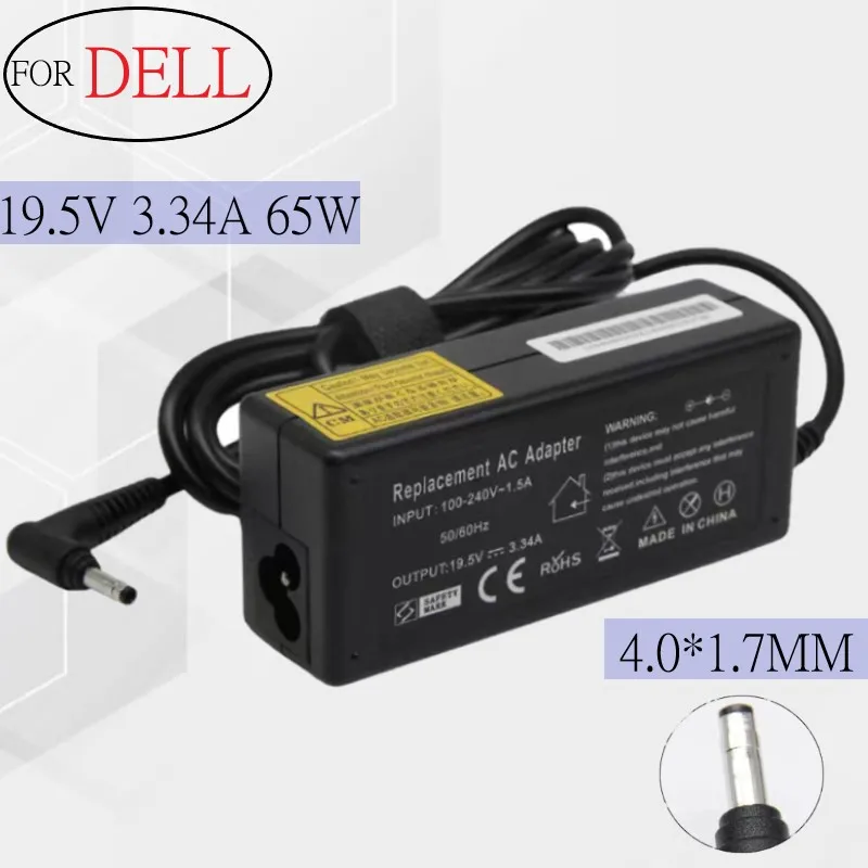 

19.5V 3.34A AC Adapter A065R064L laptop charger for Dell Vostro 14 5460 5470 5480 5460D 5470D 5460R 5480D Ultrabook