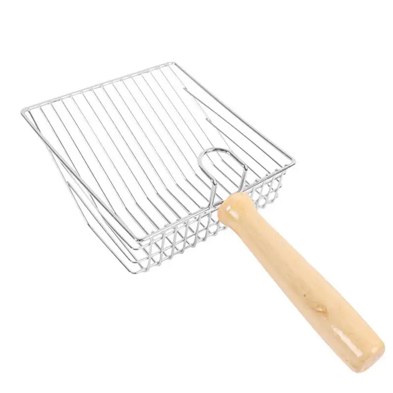 

Metal Litter Scooper Deep Shovel Litter Sifter Kitten Pooper Lifter Sturdy Metal Kitten Litter Scooper Multifunctional Long