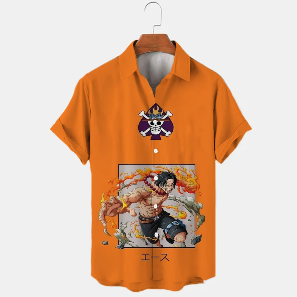 2022 Summer Hawaiian Shirt 3D One Piece T Shirt Vintage Shirt Ace Pattern Short Sleeve Men Plus Size T Shirt Beach Style