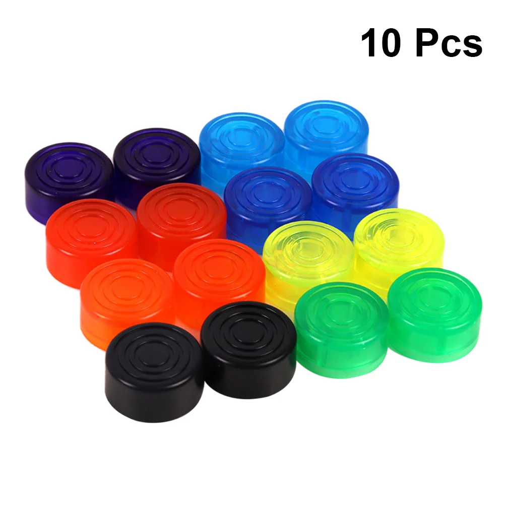 

10 Pcs Plastic Effect Pedal Protection Footswitch Pedal Pedal Caps Guitar Guitar Effect Caps Pedal Topper