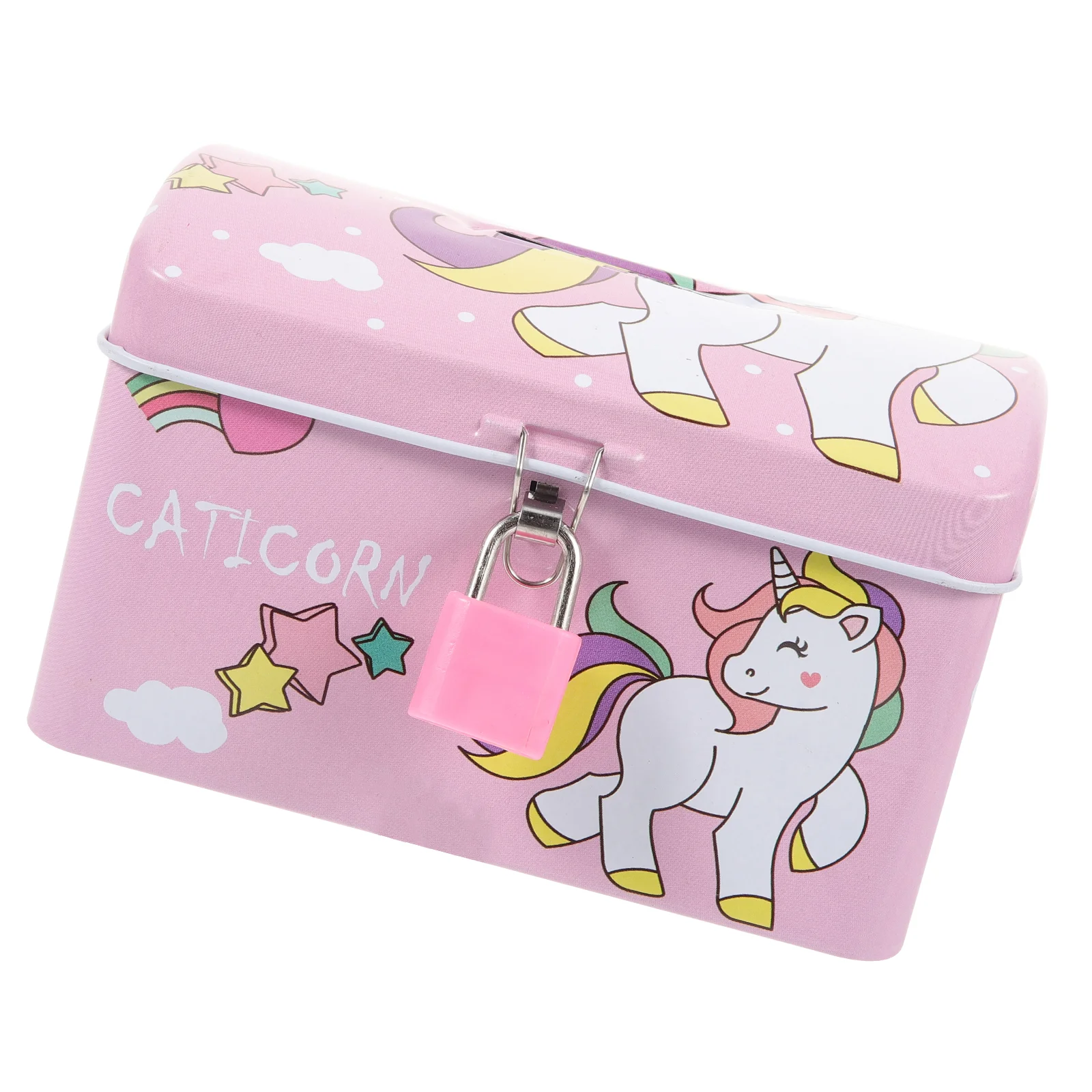 

Light House Decorations Home Unicorn Piggy Bank Saving Pot Birthday Present Iron Baby