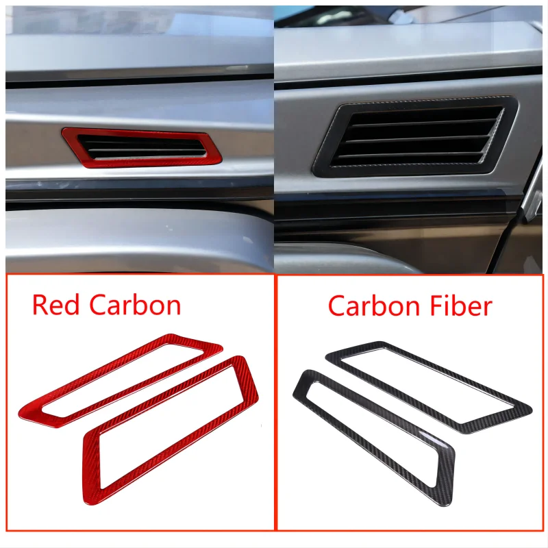 

Car Styling Body Side Fender Vents Decorative Frame Cover Sticker Carbon Fiber Kit Fit For Benz G-Class W463 G63 G500 2012-2018