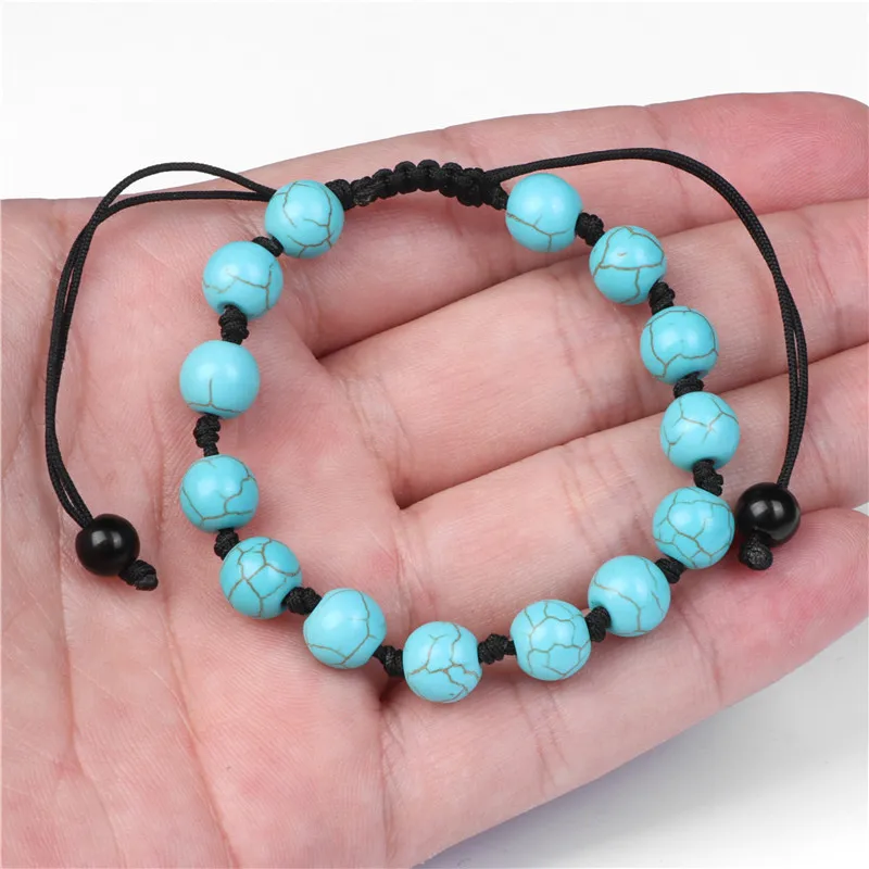 

Couples Bracelet Green Malachite Stone Bracelets Natural Stone Quartz Crystal Beads Bracelet Adjustable for Women Men Jewelry