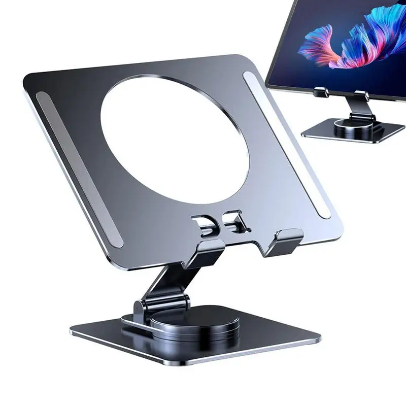 

Universal Aluminum Alloy Tablet Stand Portable Tablet Holder For I-Pad Tablet Mount With 360 Degree Rotating Adjustable Stand
