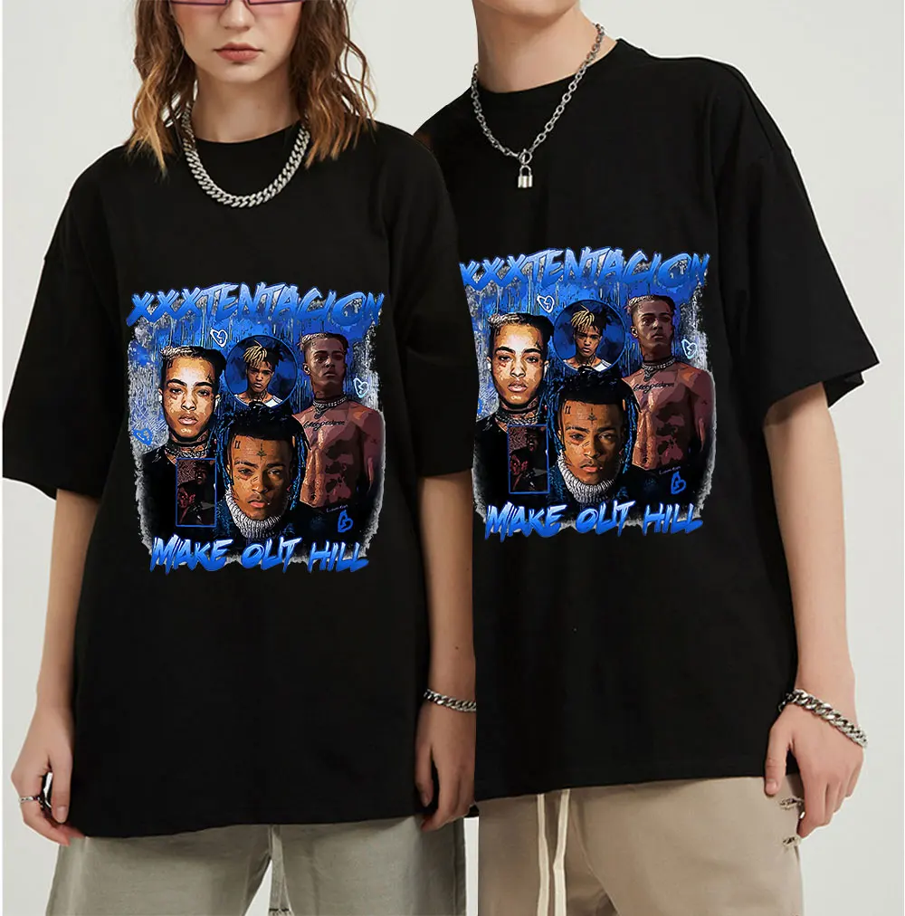 

Rapper Xxxtentacion Fashion TShirt Gothic Aesthetic Hip Hop T Shirt Men Streetwear Harajuku Vintage Oversize T-shirt Unisex Tops