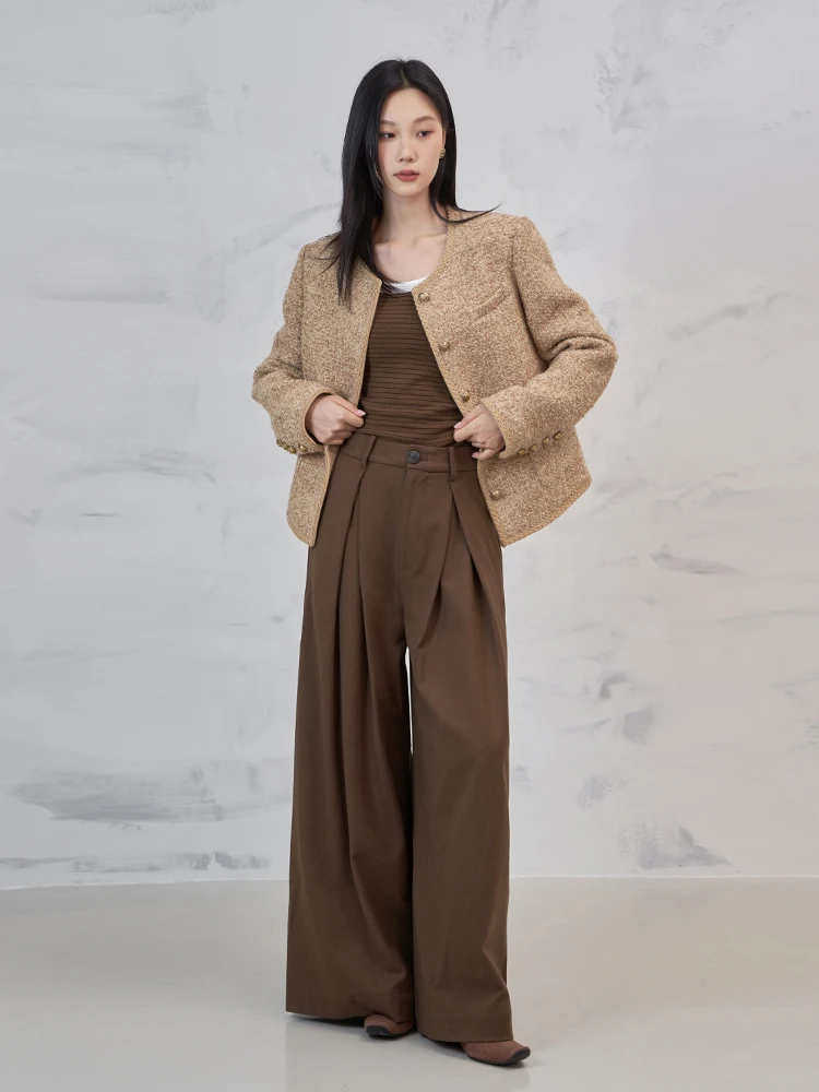 Move by Exquisite Graceful Fashion Temperament Утягивающее светское универсальное короткое пальто