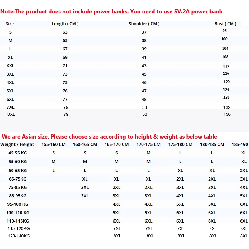 Heating Jackets USB Switch 2-11 Zone Heated Vest Electric Thermal Hunting Outdoor Coat Men's Women's Intelligent Padded Clothes