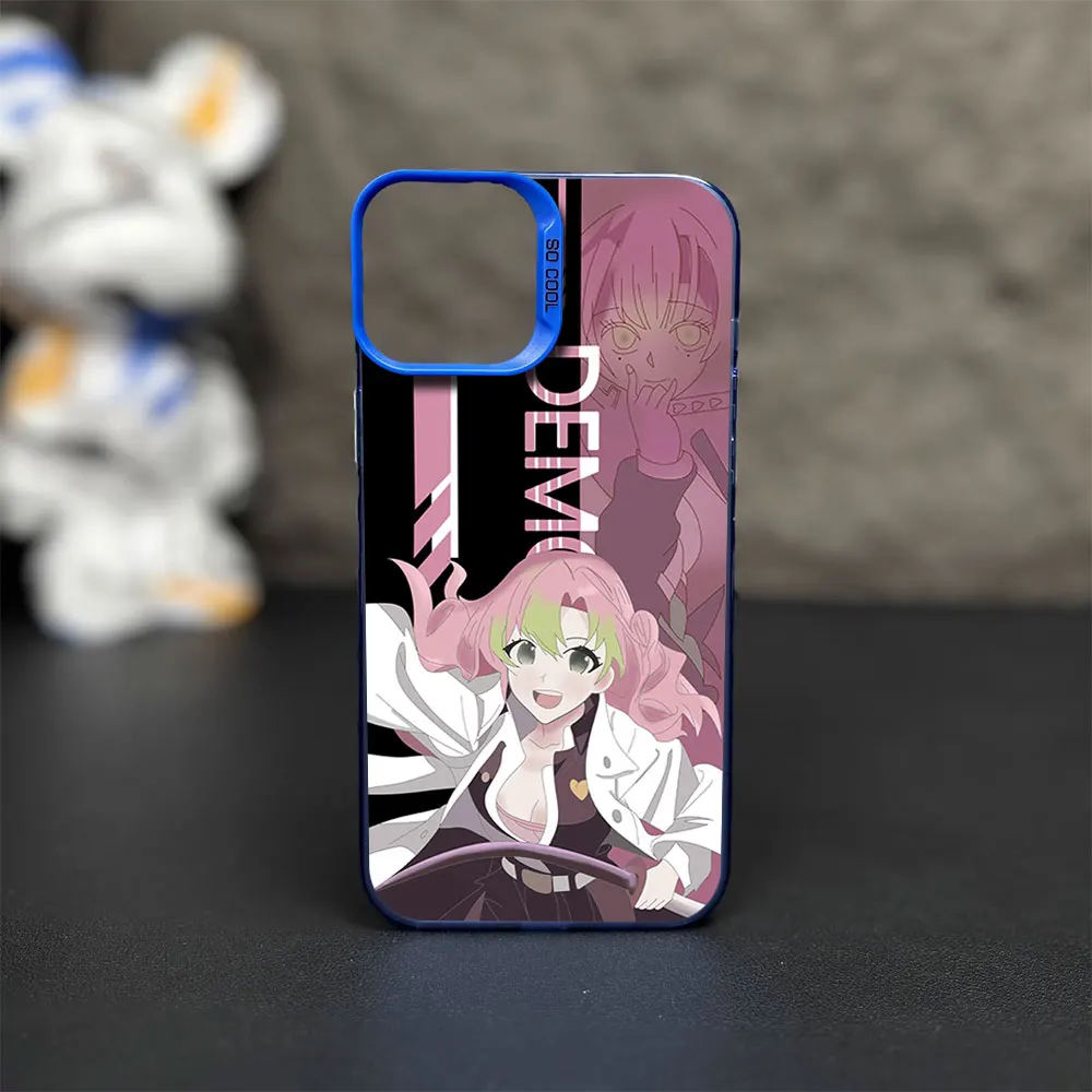 Чехол для телефона bilid-Demon S-Slayer K-Kimetsu no Y-Yaiba iPhone 12 11 13 IMD 14 15 16 Max Pro Plus лазерный чехол