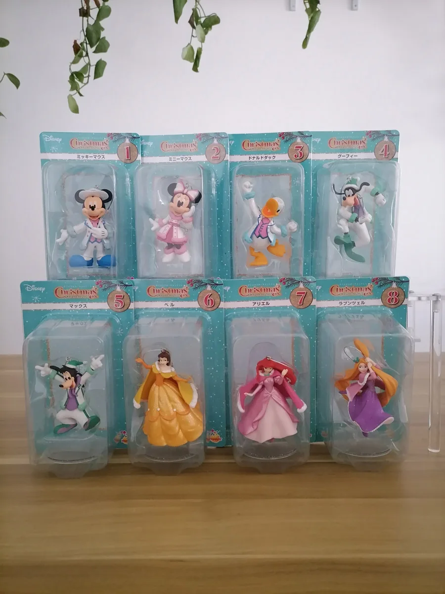 

Disney Princess Frozen Minnie Kickey Mouse Donald Duck Pluto Cartoon Figure Collection Christmas Series Pendants Ornaments Gifts