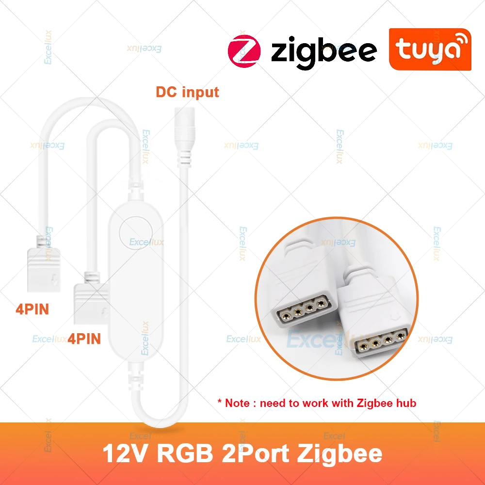 

RGB Контроллер Excellux для светодиодной ленты 5V/12V