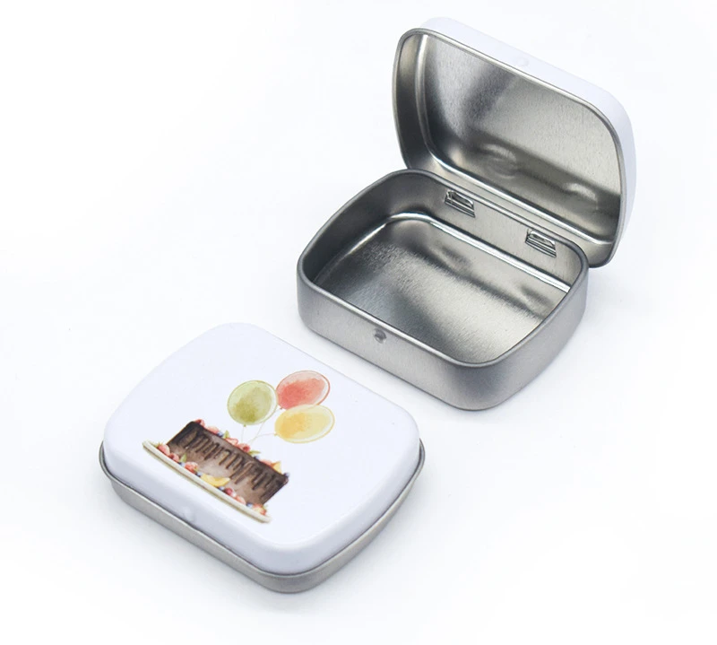 Металлическая прямоугольная коробка для хранения