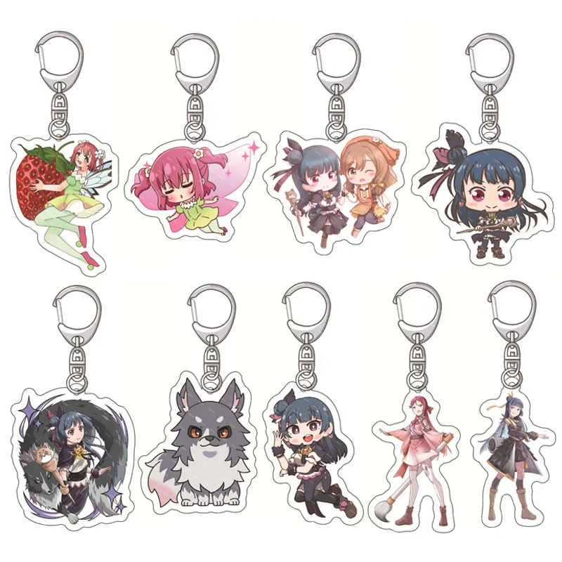 Солнечный свет в зеркале аниме брелок цушима Yoshiko Kunikida Hanamaru акриловая фигурка брелок для ключей женские подарки