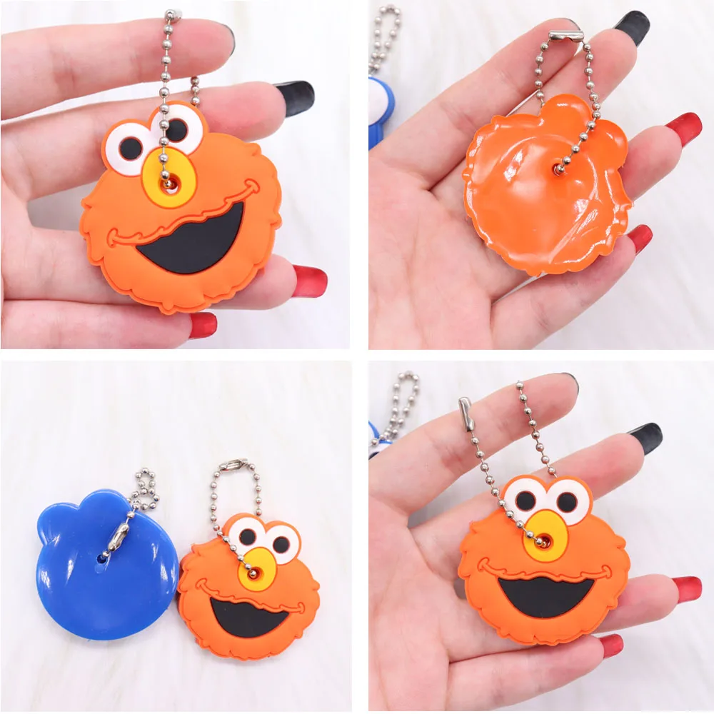 1 шт. ПВХ Симпатичные животные панда собака Чи Кот мышь Модель ключ крышка модный