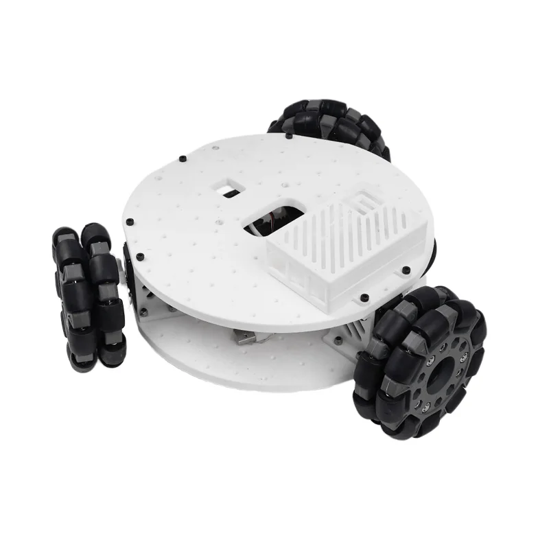 Фото Комплект LeKiwi: мобильная база, 3D-печатные детали, аккумулятор 12В, всенаправленный привод, совместимость с Raspberry Pi 5, работает с LeRobot, производство CN/GUA №1