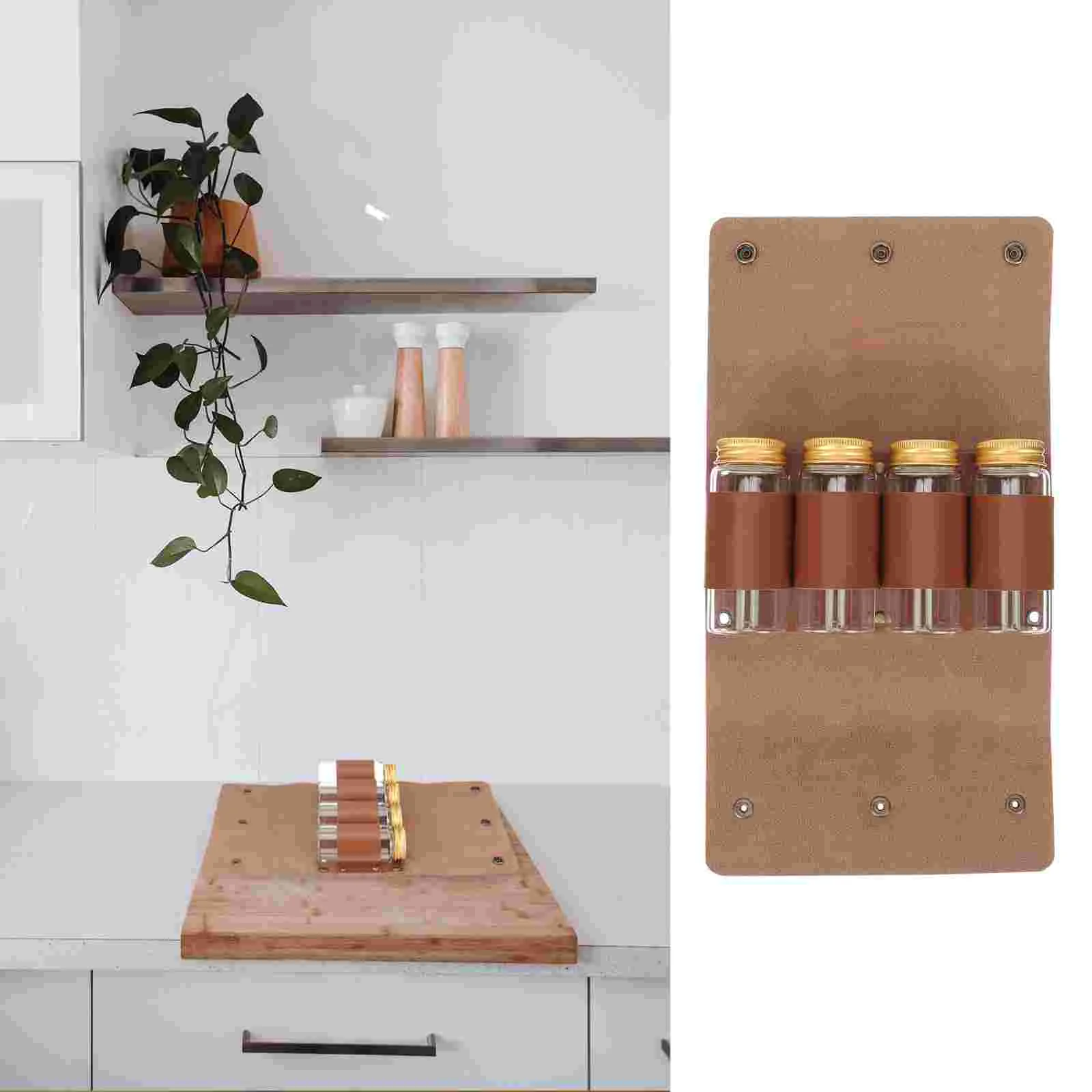 

Condiment Bag Seasoning Camping Jars Jar Glass Bottle Accessories Kit Storage Container Set Cooking Mini Salt Bowl Pot Holder