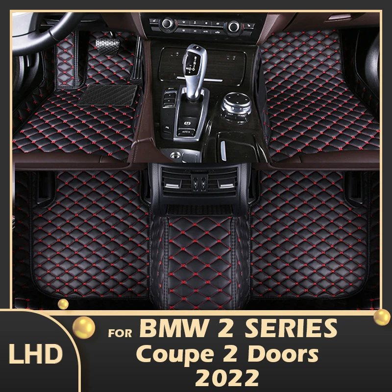 

Car Floor Mats For BMW 2 Series Coupe Two Doors 2022 Custom Auto Foot Pads Automobile Carpet Cover Interior Accessories