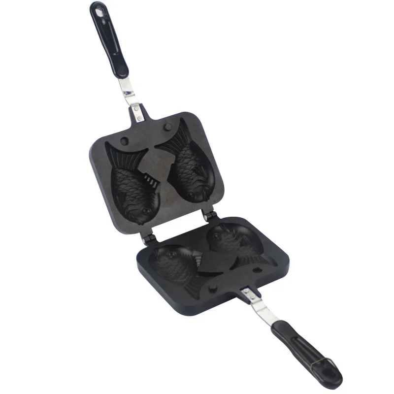 

Taiyaki Casting Home Cake Tools Japanese Fish Shaped Sheet Pan Waffle Pan Maker 2