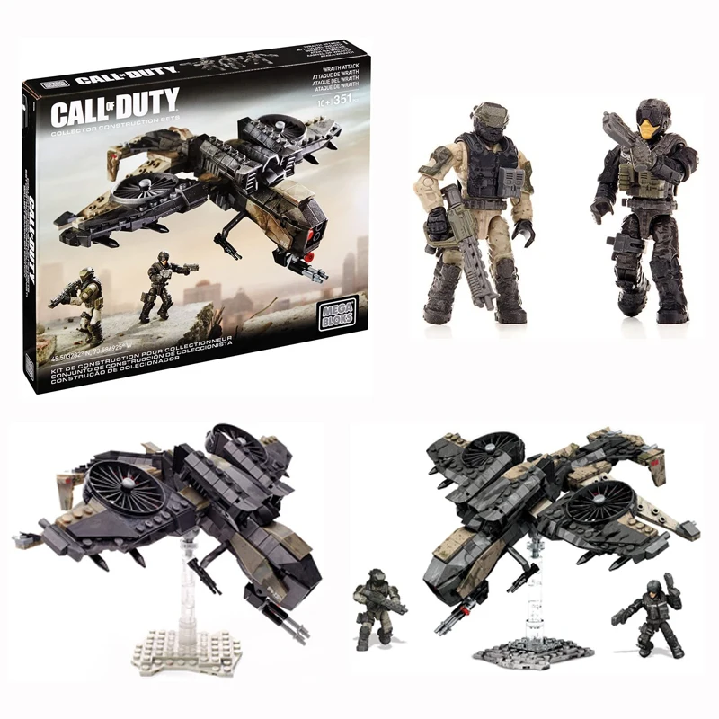 

Mega Bloks Call of Duty Collector Construction Sets Wraith Attack 351Pcs Assembled Building Blocks Action Figure Collection Toys