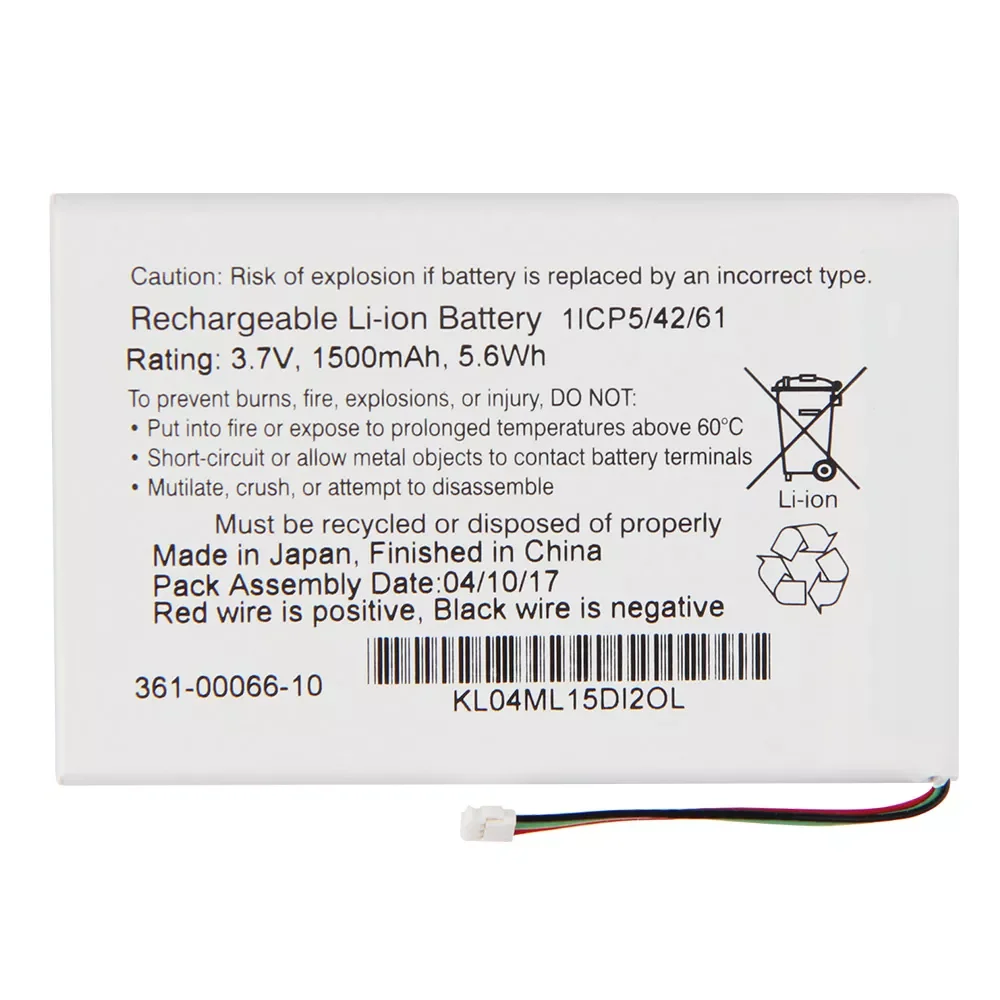 

2023NEW Original Replacement Battery For Garmin GDR 190 Nuvi 2689 LMT 361-00066-10 361-00066-00 Genuine Battery 1500mAh