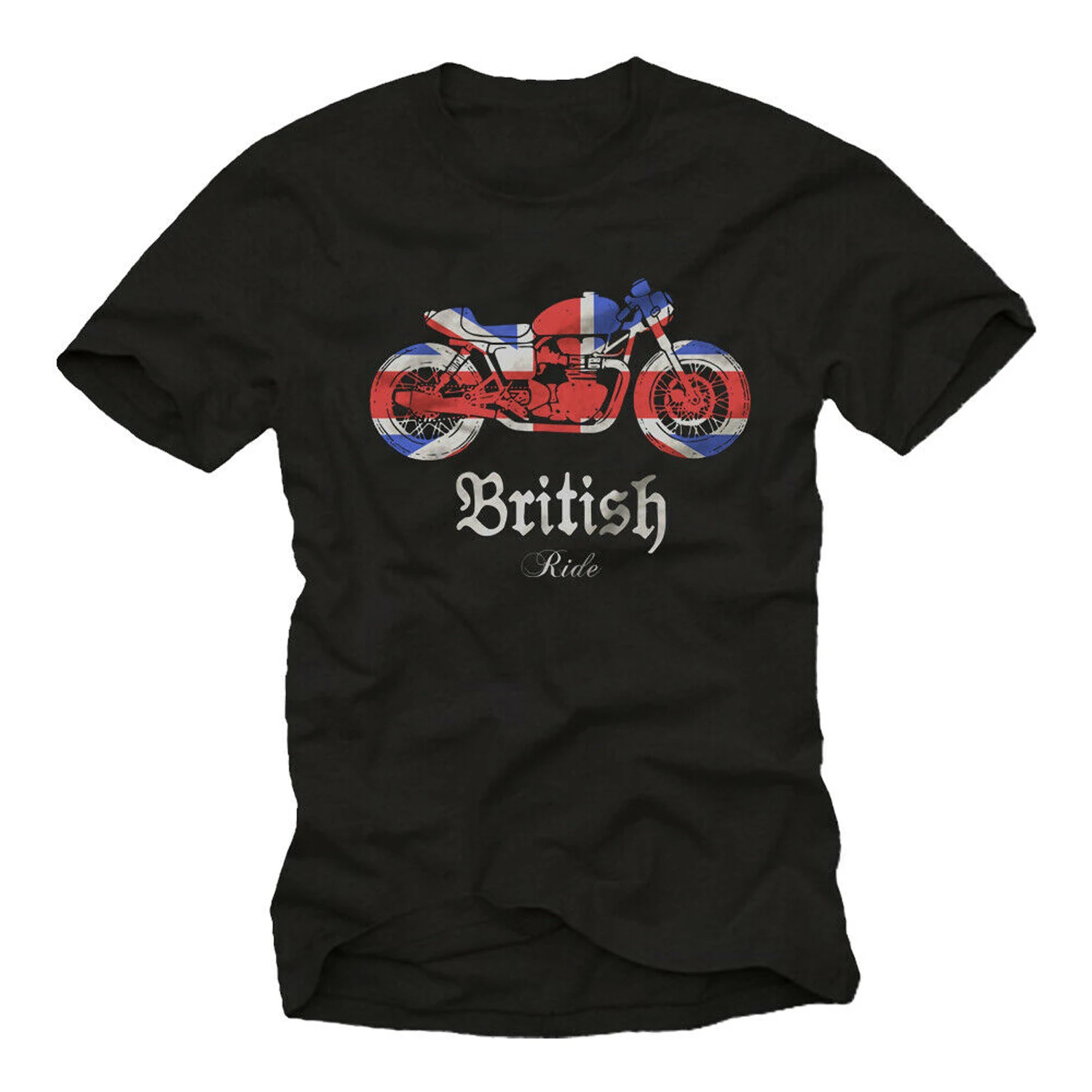 

Fashion British Ride Jack Flag Bonneville Motorcycle T Shirt. Short Sleeve 100% Cotton Casual T-shirts Loose Top Size S-3XL