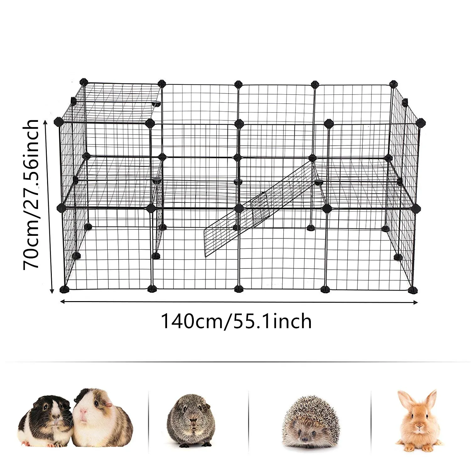 Small Animal Cage Foldable Pet Dogs Playpen Crate Fence Pupp