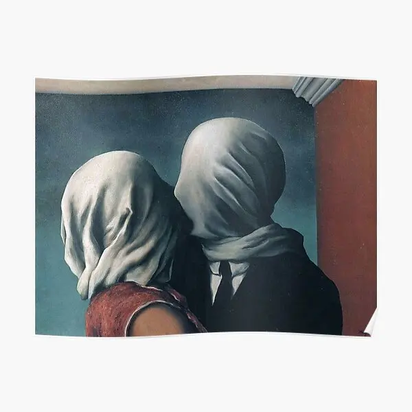 

Постер для влюбленных Ii 1928 по Рене магритте, Современная печать, настенное украшение, забавная живопись, настенное искусство, домашний декор, комната без рамки