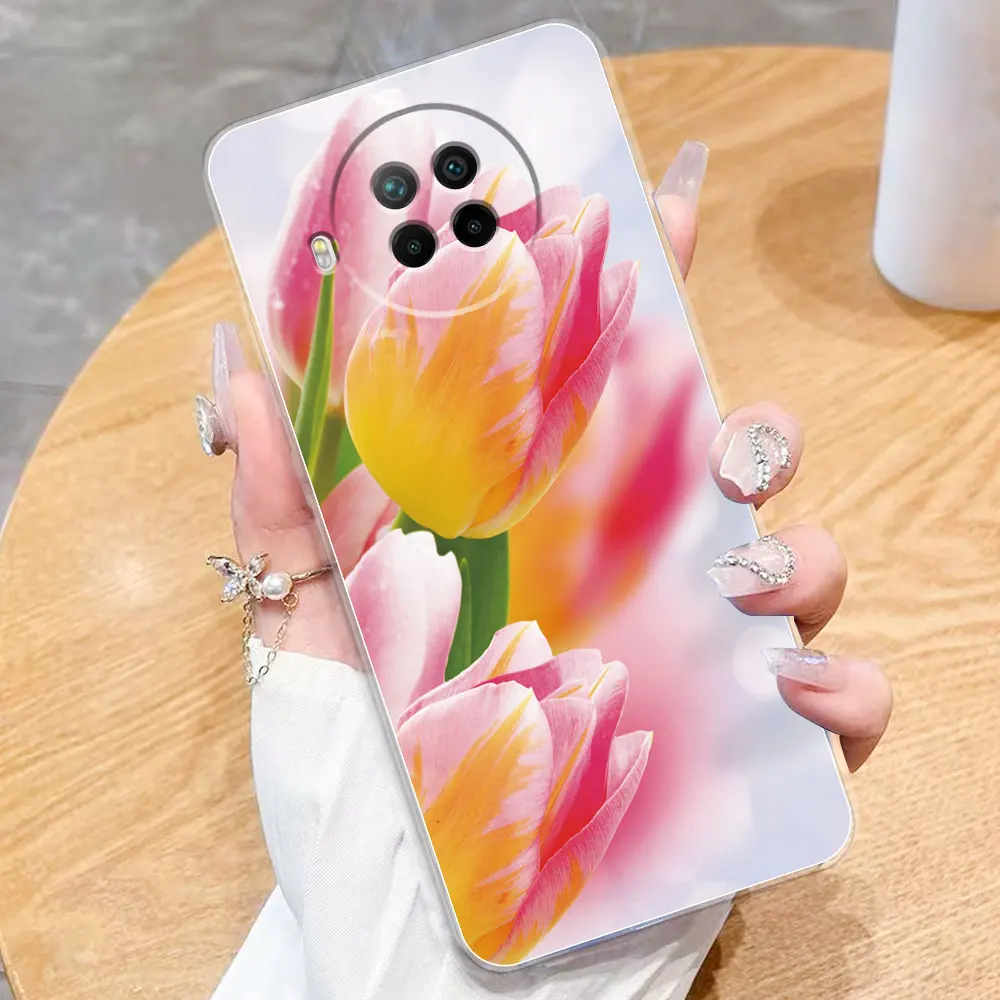 Чехол для Xiaomi Mi 10T Lite чехол Mi10T силиконовая прозрачная задняя крышка с мультяшным