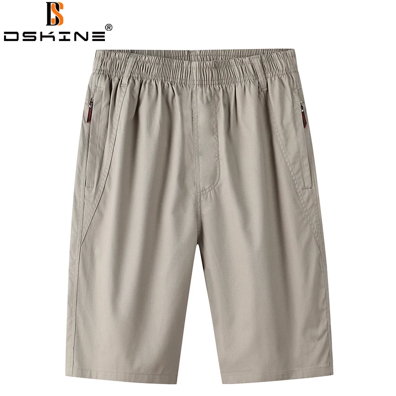 

2022 Summer New Cotton Khaki Cargo Shorts Men Casual Fashion Zip Pocket Pants Men High Quality Comfortable Loose Work Shorts Men