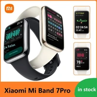 xiaomi %e2%80%93 connected bracelet mi band 7 pro waterproof with amoled square color screen heart rate oxygen saturation nfc