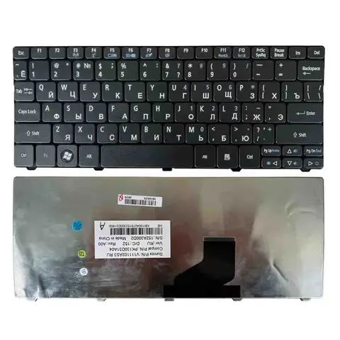 Новая русская клавиатура для Acer Aspire One D255 D255E D257 AOD532H 522 D257 AOD257 D260 D270 AOD260 AO521 AO533 532 532H 521 533