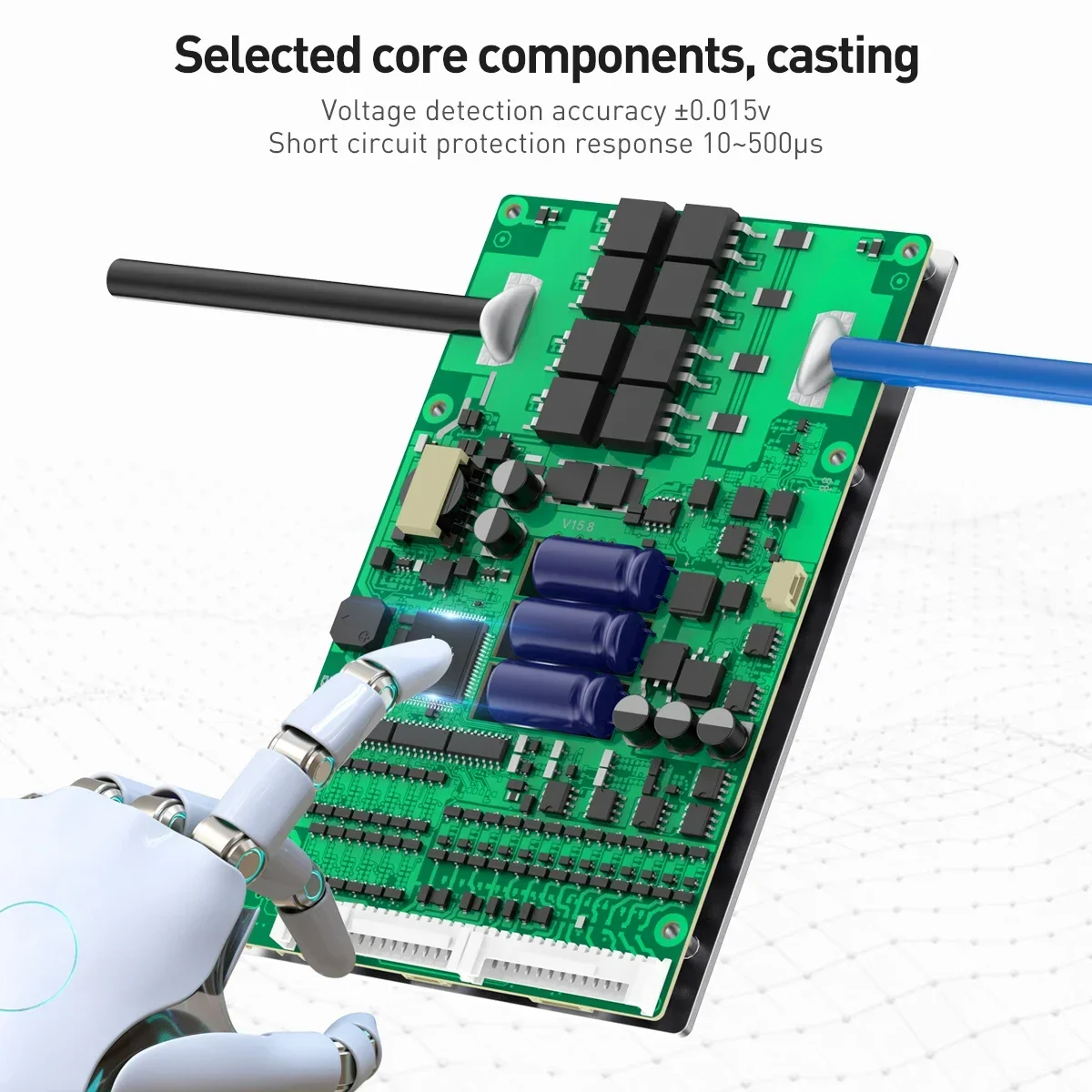 Умная система управления аккумуляторами li-ion LiFePo4 LTO BMS 18650