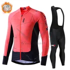 2022 NSR зимний флисовый комплект из Джерси с длинным рукавом, велосипедные брюки, одежда для велоспорта, униформа для горного велосипеда, мужская одежда