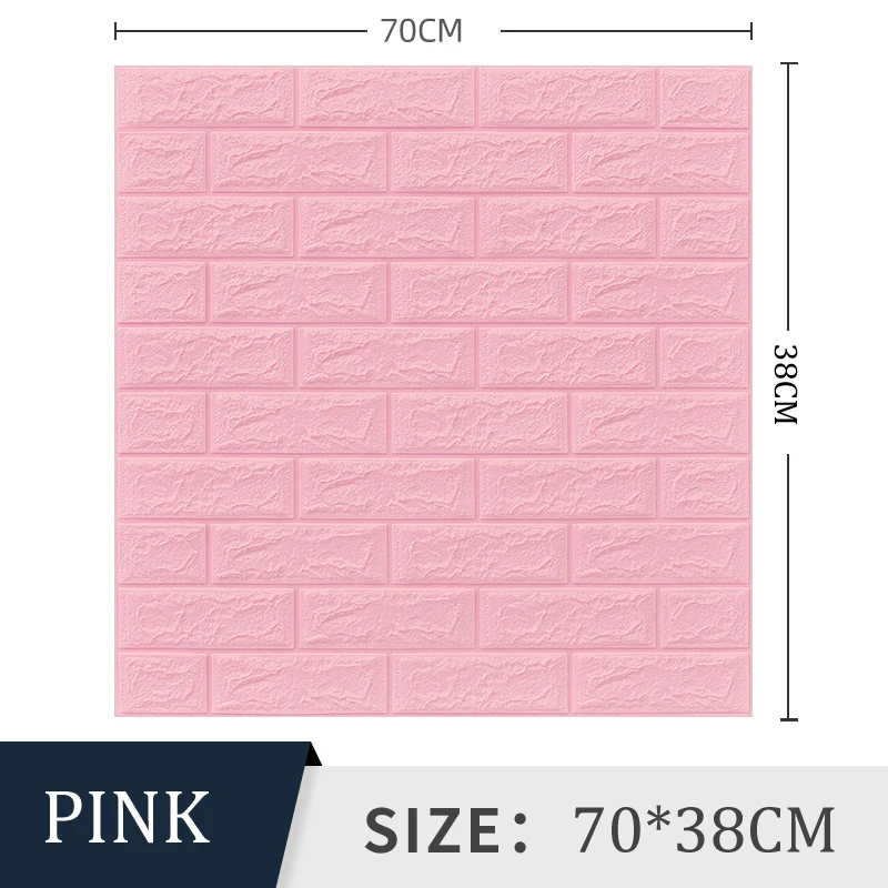 3D Наклейка на стену s, самоклеящаяся вспененная наклейка, Настенный декор «сделай сам», жилая Наклейка на стену 70x38 см