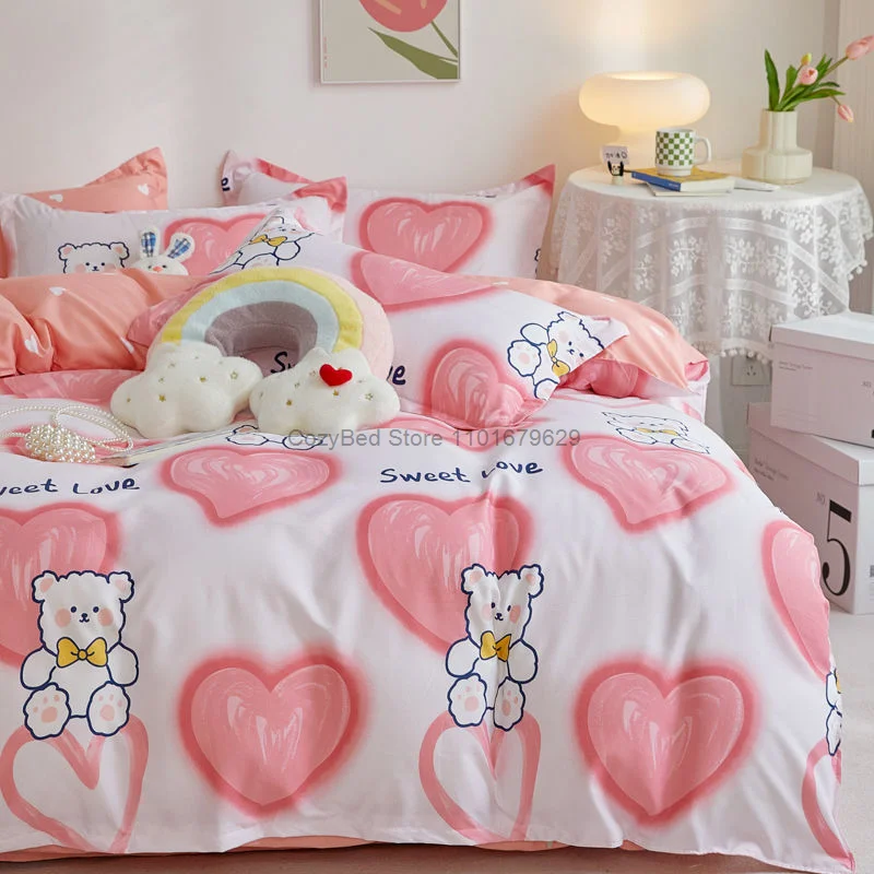 Постельное белье в скандинавском стиле для девочек мальчиков детей мультяшный