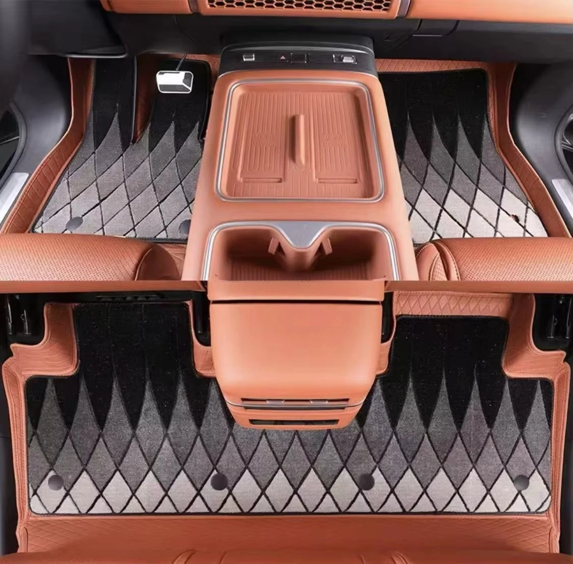 Фото Автомобильные коврики для Byd Equation Leopard Titanium 7, двухслойные, для салона автомобиля №2
