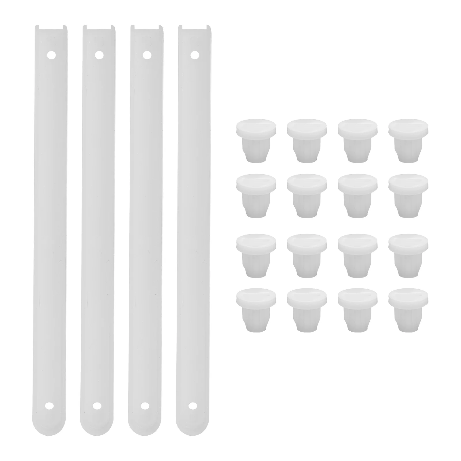 

4 Sets Drawer Track Guides Drawer Track Rail White Drawers Drawer Rollers Drawer Guides Soft Close Drawer Slides Dresser Drawers