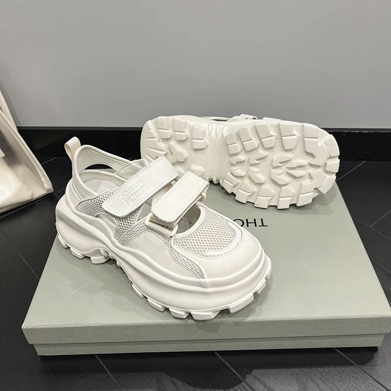 Designer Platform Sandals Women 2023 Trend Summer Elegant Party Sports Shoes Woman Wedges Chunky Luxury Sandals Girls High Heels